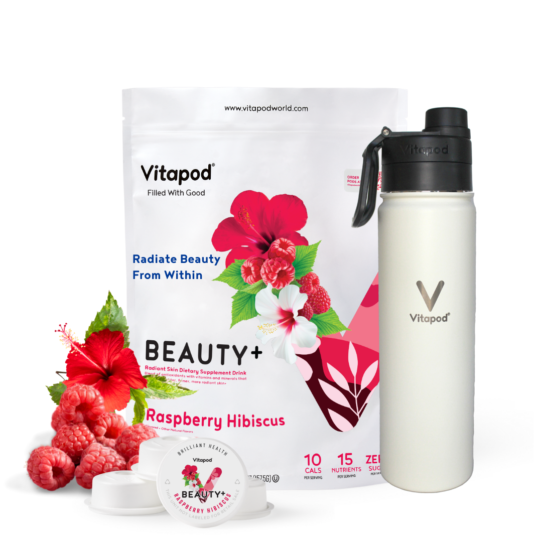 Vitapod Go Starter Bundle - BEAUTY+ Raspberry Hibiscus