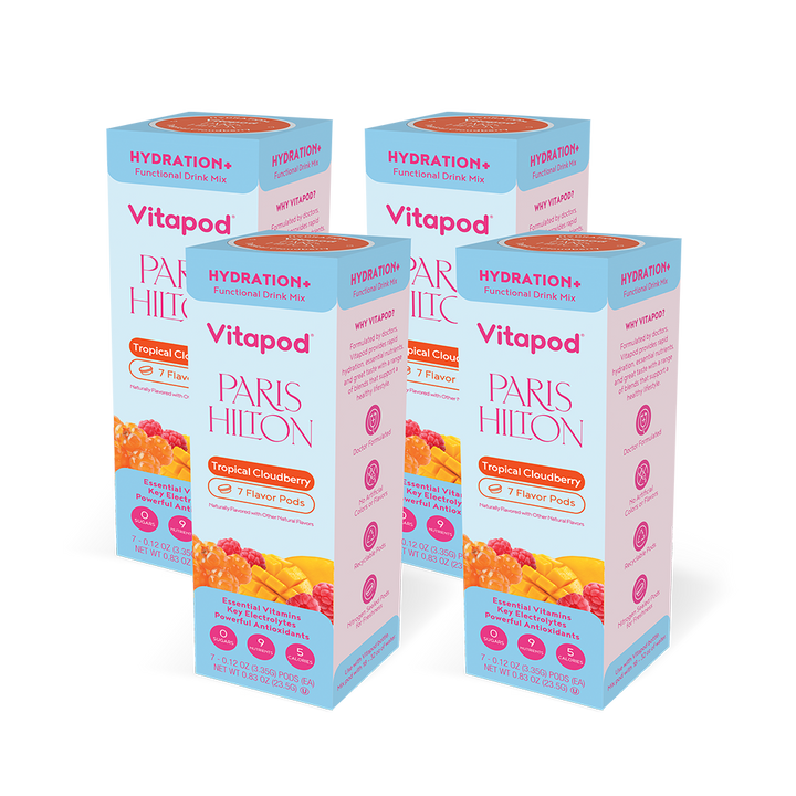 Paris Hilton x Vitapod Hydration+ Tropical Cloudberry, 28 pods