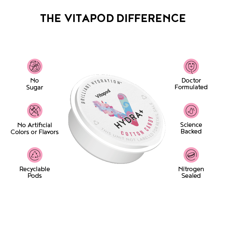 Hydra+ Cotton Candy, 30 Pods