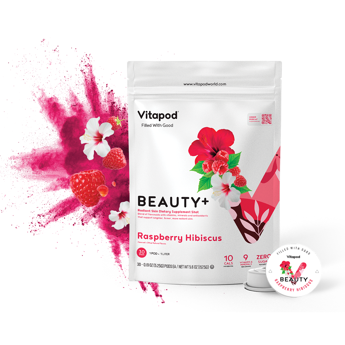 Beauty+ Raspberry Hibiscus, 30 Pods