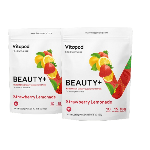 Vitapod Beauty+ | Skin Hydration Drink Raspberry Hibiscus