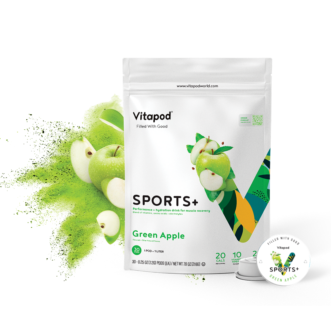 Sports+ Green Apple, 30 Pods