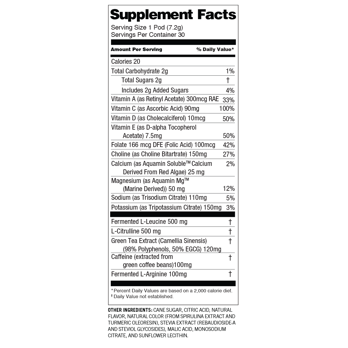 Sports+ Green Apple, 30 Pods
