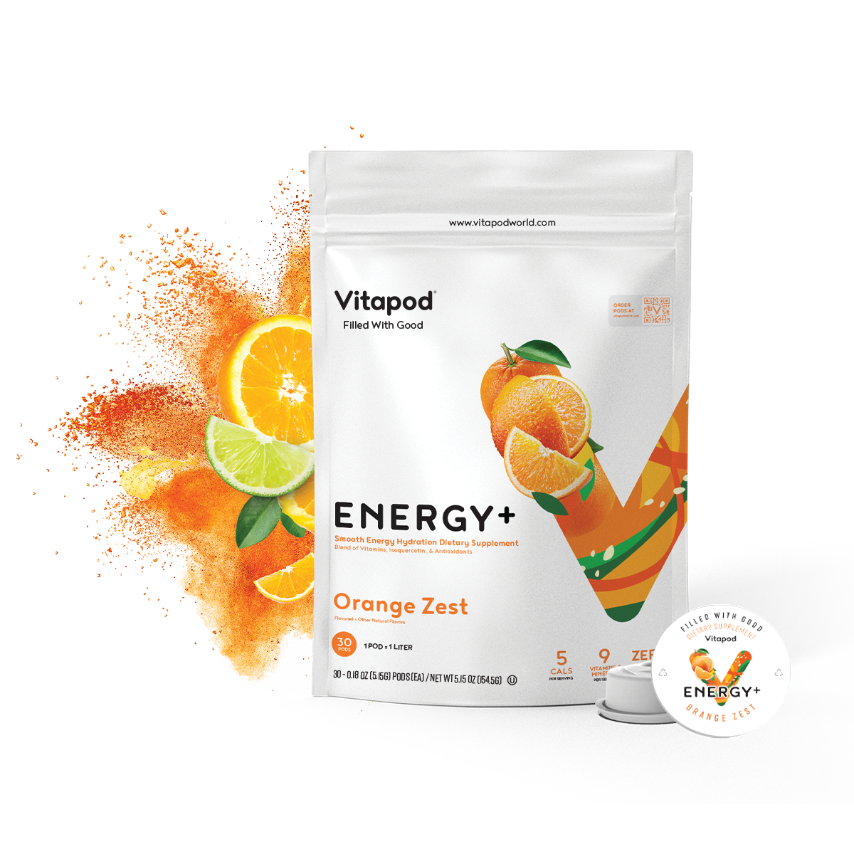 Energy+ Orange Zest, 30 Pods