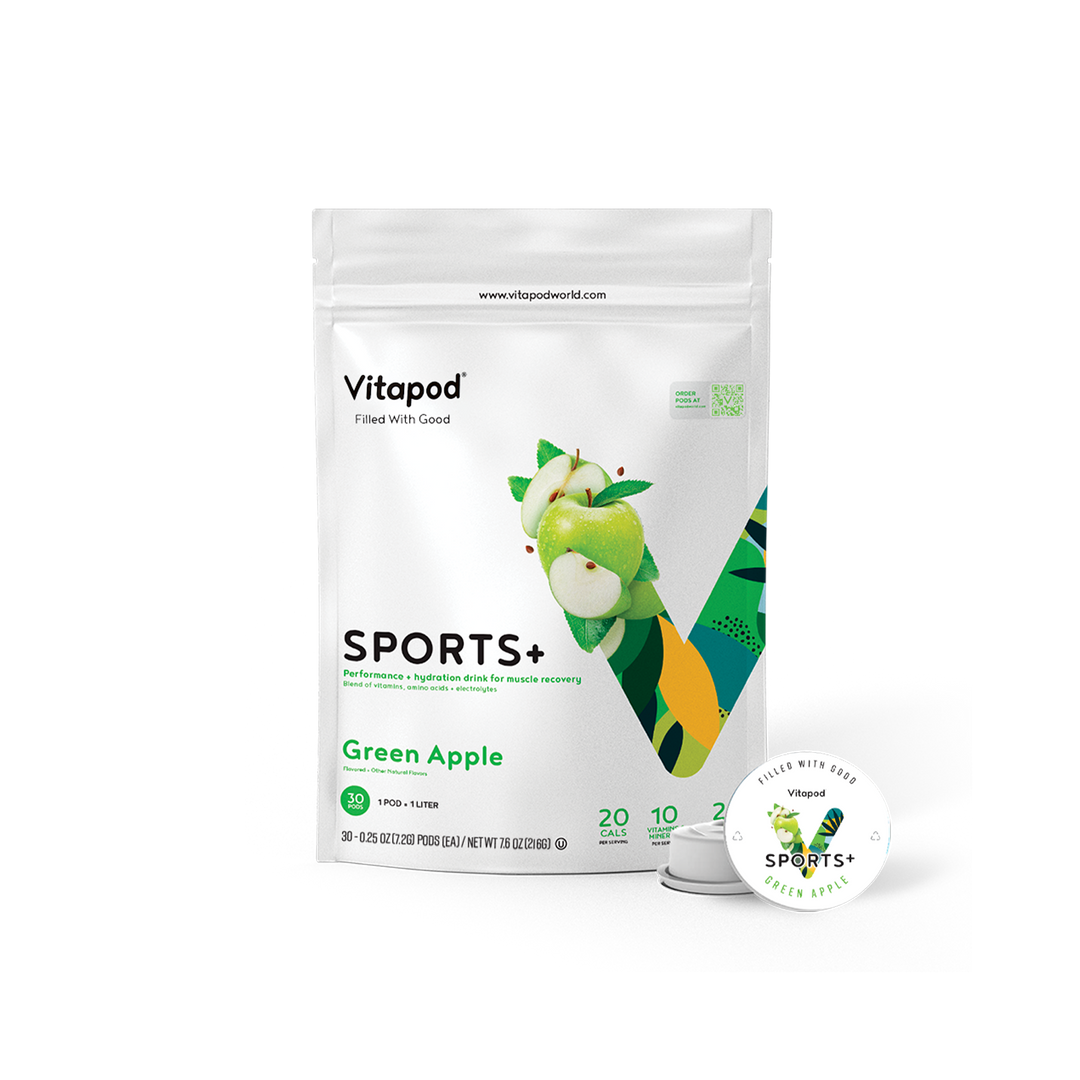 Sports+ Green Apple, 30 Pods